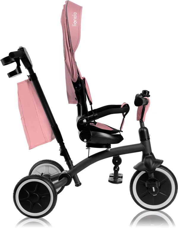 Триколісний велосипед Lionelo Tris Plus PINK ROSE